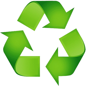 Símbolo de reciclaje - Línea ecológica